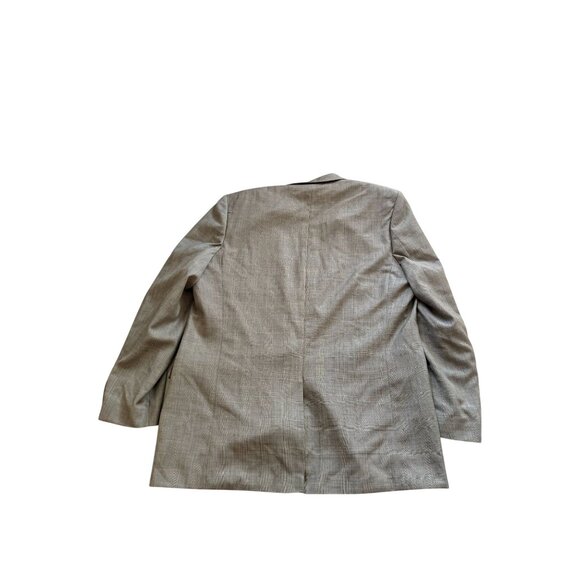 RALPH LAUREN Light Brown Plaid Blazer Jacket Size 46XL - Picture 4 of 9